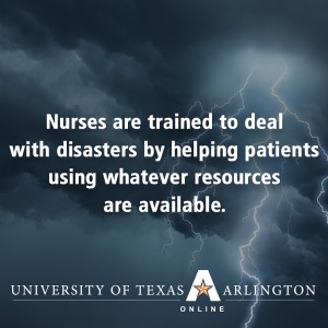 Nursing preparation for bad weather.