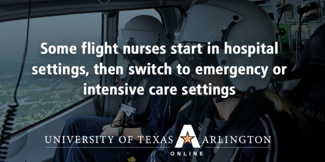What is a flight nurse?