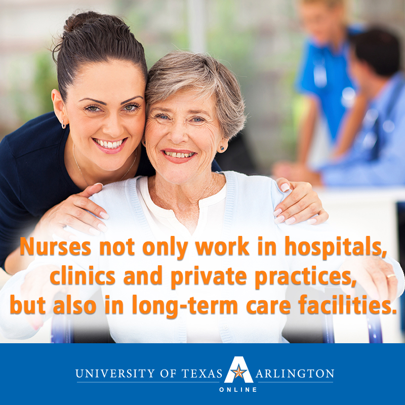Long-term care is another job option for nurses