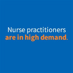 Nurse practitioners are in high demand Icon.