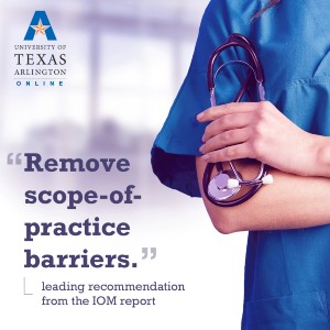 1st recommendation from the IOM report: Remove scope-of-practice barriers
