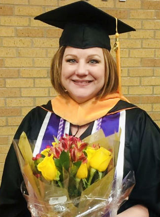 Carey Savoie is earning her third nursing degree online at UTA